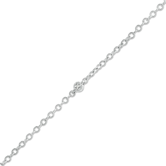 Diamond Accent Bracelet in Sterling Silver