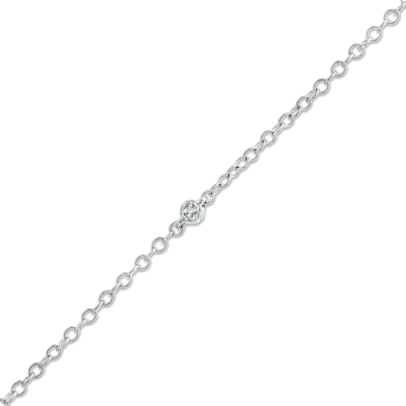 Diamond Accent Bracelet in Sterling Silver
