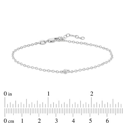 Diamond Accent Bracelet in Sterling Silver