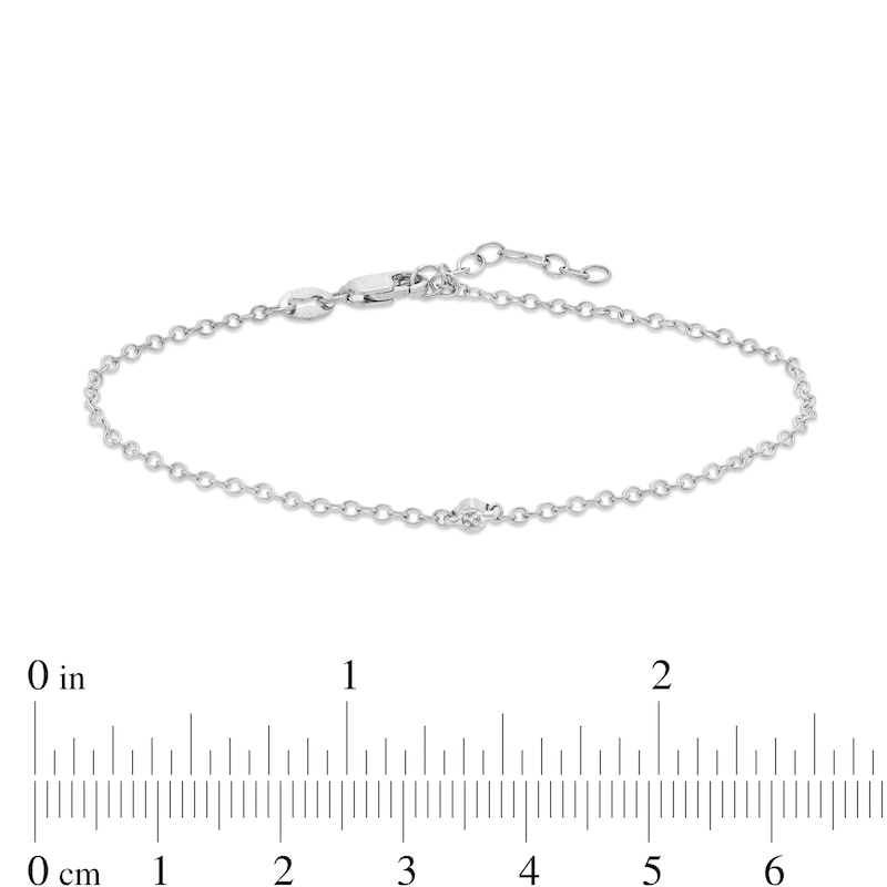 Diamond Accent Bracelet in Sterling Silver