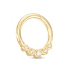 Thumbnail Image 0 of 14K Gold Diamond Accent Hoop - 16G 3/8"