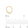 Thumbnail Image 2 of 14K Gold Diamond Accent Hoop - 16G 5/16"