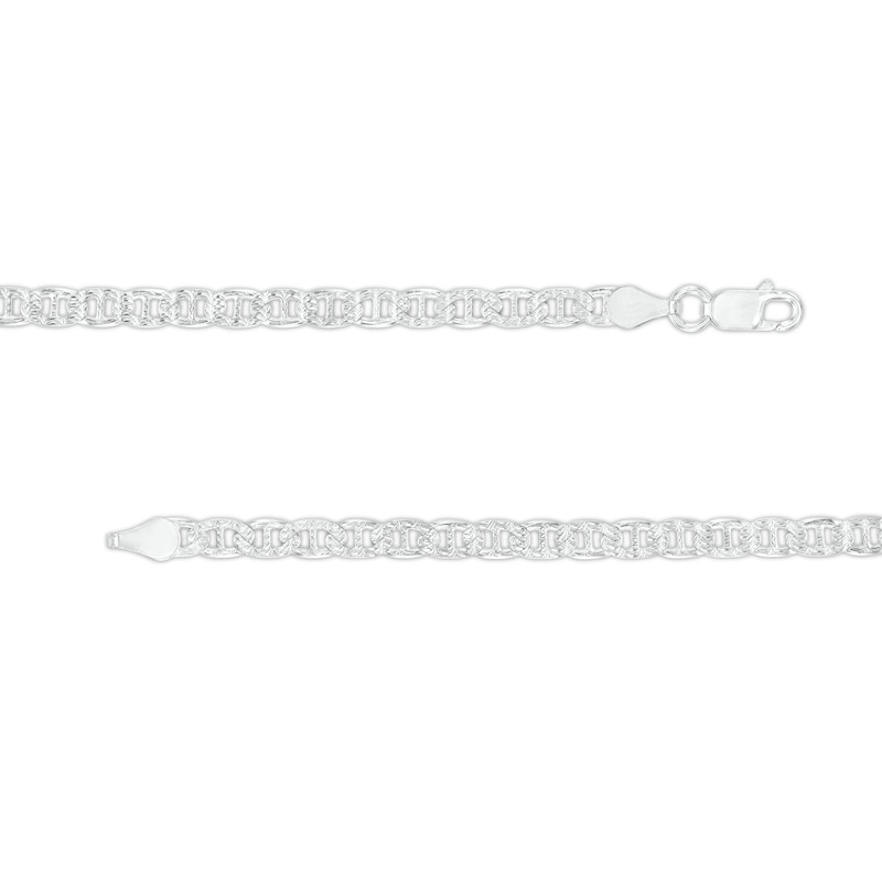 Made in Italy 3.6mm Mariner Chain Necklace in Solid Sterling Silver - 20"