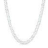 Thumbnail Image 1 of Made in Italy 5.7mm Diamond-Cut Mariner Chain Necklace in Solid Sterling Silver - 22"