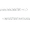 Thumbnail Image 2 of Made in Italy 5.7mm Diamond-Cut Mariner Chain Necklace in Solid Sterling Silver - 22"