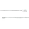 Thumbnail Image 2 of Sterling Silver Diamond-Cut Flat Serpentine Chain Made in Italy - 18"