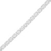 Thumbnail Image 1 of Made in Italy 3.4mm Diamond-Cut Double Mariner Chain Bracelet in Solid Sterling Silver - 7.5"