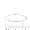 Thumbnail Image 2 of Made in Italy 3.4mm Diamond-Cut Double Mariner Chain Bracelet in Solid Sterling Silver - 7.5"