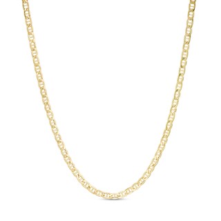 2.4mm Mariner Chain Necklace in 14K Hollow Gold - 20"