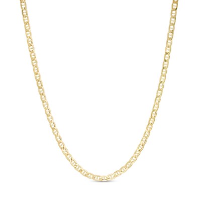 2.4mm Mariner Chain Necklace in 14K Hollow Gold - 20"