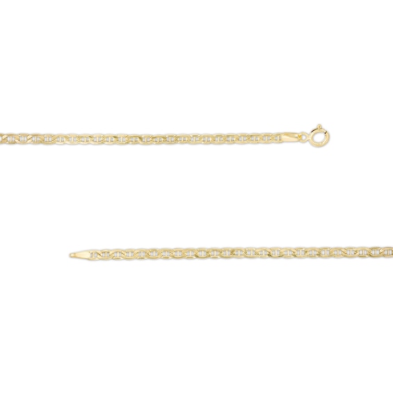 2.4mm Mariner Chain Necklace in 14K Hollow Gold - 20"