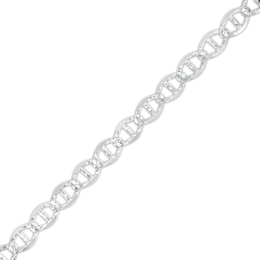 Made in Italy 4.4mm Diamond-Cut Mariner Chain Bracelet in Solid Sterling Silver - 7.5&quot;