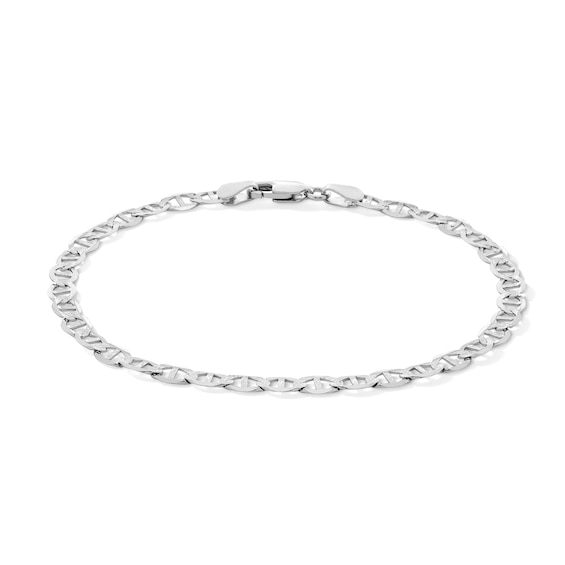 Made in Italy 4.4mm Diamond-Cut Mariner Chain Bracelet in Solid Sterling Silver - 7.5"