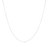 Thumbnail Image 0 of Made in Italy 1.2mm Diamond-Cut Paper Clip Chain Necklace in Solid Sterling Silver - 18"