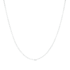 Thumbnail Image 1 of Made in Italy 1.2mm Diamond-Cut Paper Clip Chain Necklace in Solid Sterling Silver - 18"