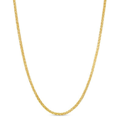 10K Solid Gold Wheat Chain - 18"