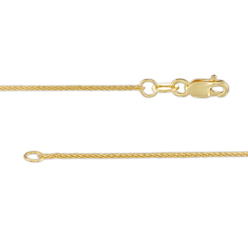 Main Image 2 of 10K Solid Gold Wheat Chain - 18"