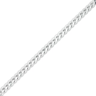 Made in Italy 3.3mm Cuban Curb Chain Anklet in Solid Sterling Silver - 10"