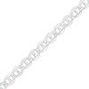 Thumbnail Image 1 of Made in Italy 5.2mm Diamond-Cut Mariner Chain Bracelet in Solid Sterling Silver - 8.5"