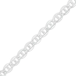 Made in Italy 5.2mm Diamond-Cut Mariner Chain Bracelet in Solid Sterling Silver - 8.5&quot;