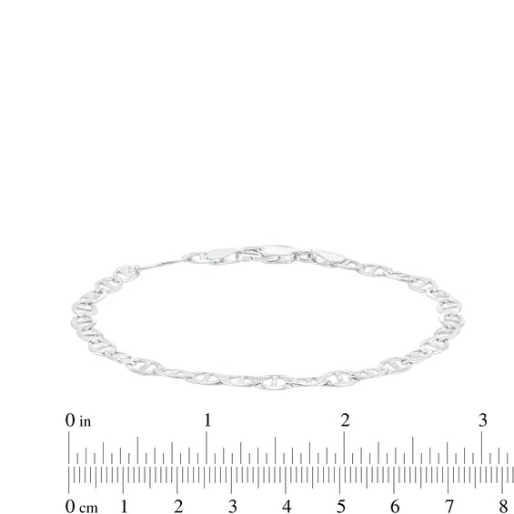 Made in Italy 5.2mm Diamond-Cut Mariner Chain Bracelet in Solid Sterling Silver - 8.5"
