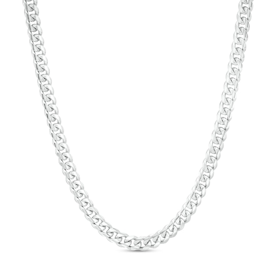 Made in Italy 3.96mm Cuban Curb Chain Necklace in Solid Sterling Silver - 18"