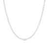 Thumbnail Image 0 of Made in Italy 2.6mm Diamond-Cut Double Mariner Chain Necklace in Solid Sterling Silver -18"