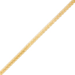 2.9mm Oval Tight Curb Chain Bracelet in 10K Hollow Gold - 7.5&quot;