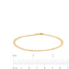 Thumbnail Image 3 of 2.9mm Oval Tight Curb Chain Bracelet in 10K Hollow Gold - 7.5"