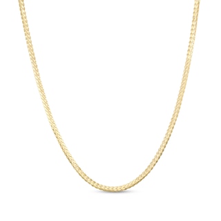 10K Hollow Gold Tight Curb Oval Chain - 20"