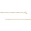 Thumbnail Image 1 of 1.5mm Light Open Curb Chain Anklet in 10K Solid Gold - 10"