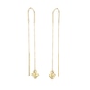 Thumbnail Image 0 of Heart Threader Earrings in 10K Gold