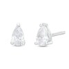 Thumbnail Image 0 of Cubic Zirconia Pear Shaped Stud Earrings in Solid Sterling Silver