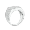 Thumbnail Image 2 of Sterling Silver CZ Multi-Layer Baguette Ring - Size 10