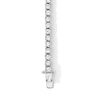 Thumbnail Image 3 of Cubic Zirconia Love Tennis Bracelet in Solid Sterling Silver - 7.25"