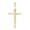 Thumbnail Image 0 of Medium Crucifix Necklace Charm in 10K Hollow Gold