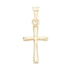 Thumbnail Image 0 of Small Cross Necklace Charm in 10K Gold