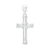 Thumbnail Image 0 of Small X Cross Necklace Charm in Sterling Silver