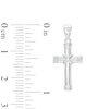 Thumbnail Image 1 of Small X Cross Necklace Charm in Sterling Silver