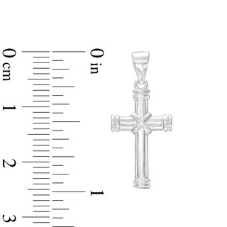 Sterling Silver Small X Cross Necklace Charm
