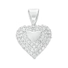 Thumbnail Image 0 of Cubic Zirconia Small Heart Necklace Charm in Sterling Silver