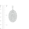 Thumbnail Image 2 of Cubic Zirconia Our Lady of Guadalupe Necklace Charm in Sterling Silver