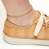 Thumbnail Image 2 of 10K Hollow Gold Curb Chain Anklet - 10"