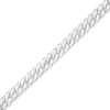 Thumbnail Image 0 of Made in Italy 6.35mm Oval Cuban Chain Bracelet in Solid Sterling Silver - 8.5"