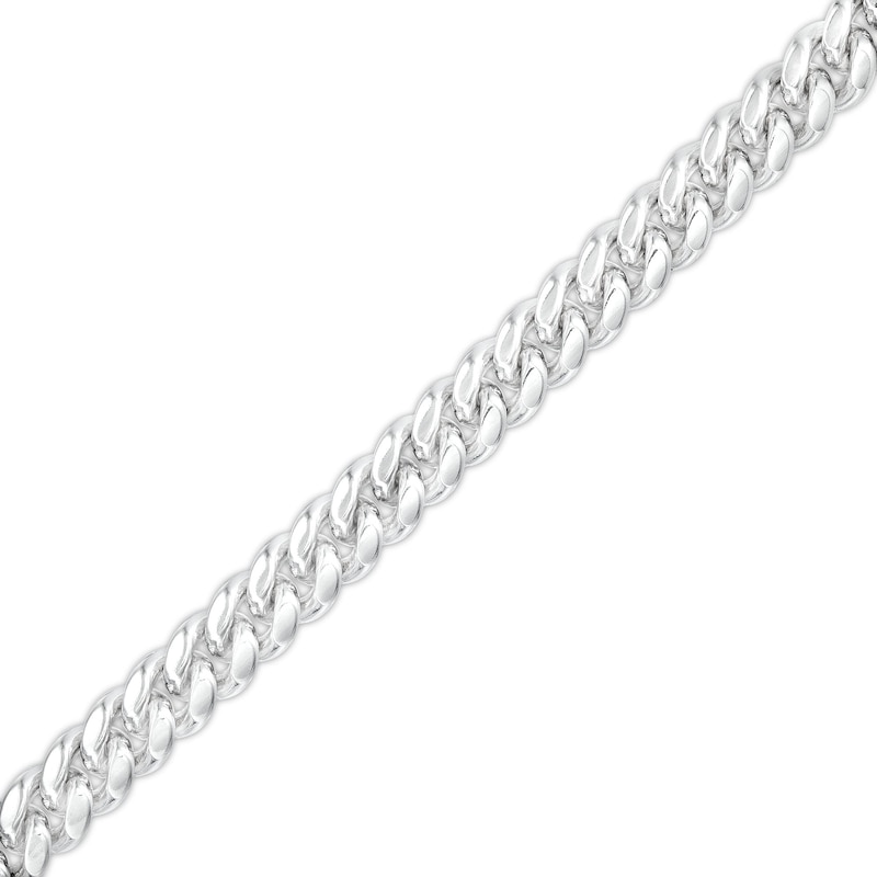 Made in Italy 6.35mm Oval Cuban Chain Bracelet in Solid Sterling Silver - 8.5"