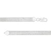 Thumbnail Image 2 of Made in Italy 8mm Herringbone Chain Necklace in Solid Sterling Silver - 18"