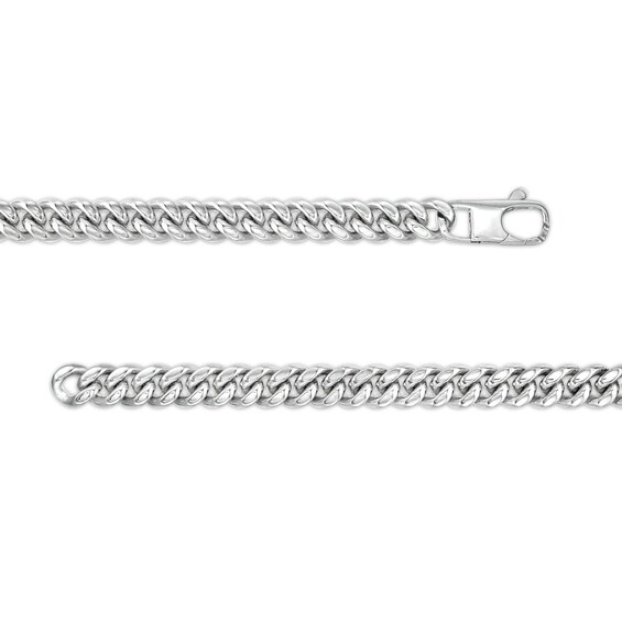 Sterling Silver Oval Cuban Chain Made in Italy - 20"
