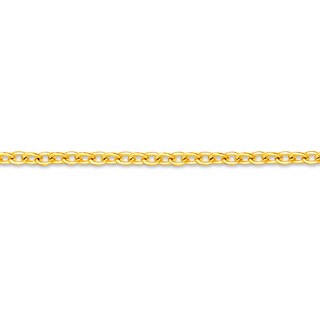​​​​​​​14K Solid Gold Permanent Open Cable Chain
