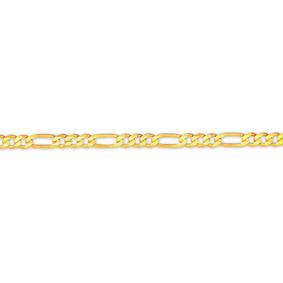 ​​​​​​​​​​​​​​14K Solid Gold Permanent Concave Figaro Chain