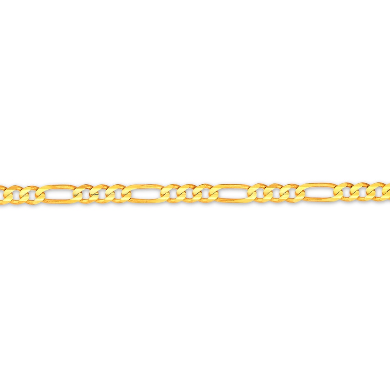 ​​​​​​​​​​​​​​14K Solid Gold Permanent Concave Figaro Chain